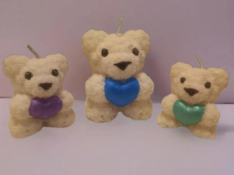 125G soy wax Teddybear candle